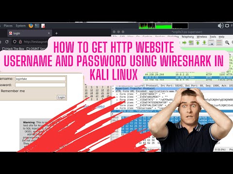 How To Get HTTP Username & Password Using WIRESHARK in KALI LINUX 2023 || #kalilinux