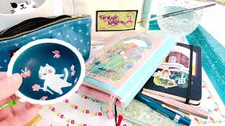 The Pioneer Woman baking sheet tray for carrying journal supplies, watercolors, and so much more. ✅