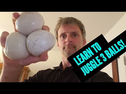 Learn to juggle 3 balls - Pt 1