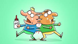 Sticky Science: A Very Questionable Experiment | Cartoon Box 455 | Frame Order | Hilarious Cartoons