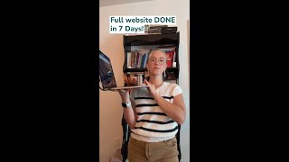 Website DONE in 7 days! #shorts