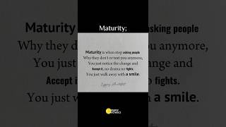 Maturity is when... 💯📈❤‍🩹 #maturity #entrepreneur #quotes