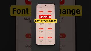 how to change font style in oneplus #techshorts #fontstyle #oneplustips
