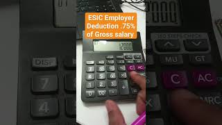 ESIC Employer Deduction #esic #esic_nursing_questions #esicvacancy #office #salary #careeradvice