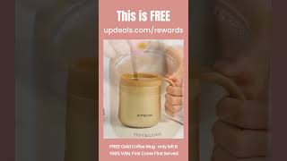 #FREE Gold Coffee Mug - Regularly $39.99! Best 2024 Pick for Warm, Cozy Brews!