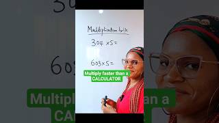 Maths trick. multiply faster than a calculator. #mathshorts #maths #mathstricks #vedic