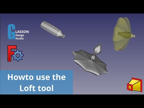 Howto use the Loft Tool in FreeCAD's Part Design Workbench