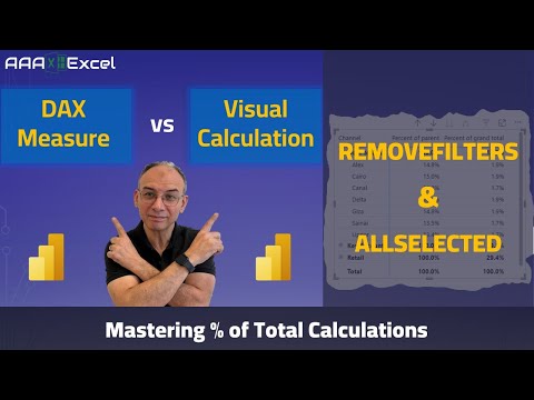 Power BI | Visual Calculation vs DAX Measures | Mastering % of Total Calculations