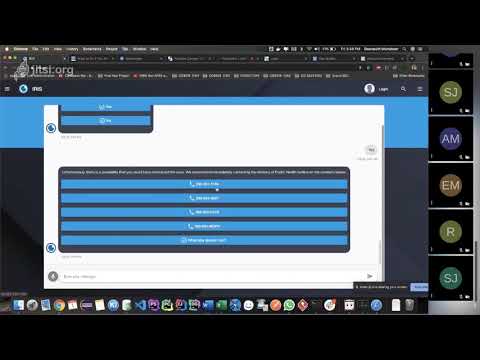 NeXus Hub's IRIS COVID-19 Virtual Assistant | COVID-19 Virtual Hack-Solve Guyana