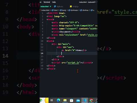Designing Your Own Navigation Bar: A Step-by-Step Tutorial - Part 1 #webdevelopment #html #css  #js