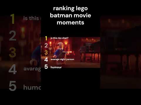 ranking lego batman movie moments #batman #legobatman