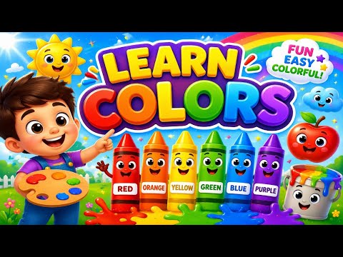 🎨 Color Carnival for Kids | Learn Colors with Magic Rhymes & Fun Characters! 🌈