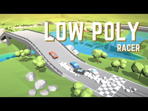 Low Poly Racer against Bots - Unity 2019 (Details in the description)