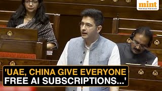 In Parliament, Raghav Chadha Demands Free Access To Advanced AI Tools For All Indians | WATCH