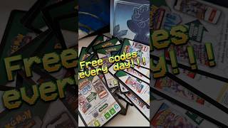 Free Pokemon TCG codes every day🤩 113.day #pokemon #freecodes #tcg #tcgpokemon #pokémon #shorts