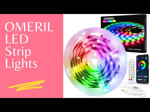 OMERIL LED strip lights unboxing and testing