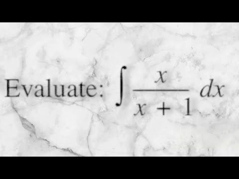 integral  x/(x+1)