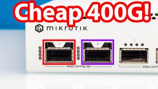 400GbE is CHEAP Now MikroTik CRS812 DDQ Review