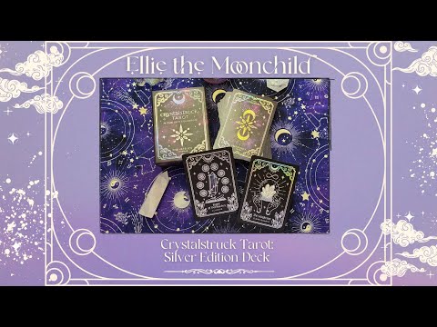 Crystalstruck Tarot: Silver Edition  ~ Unboxing & Flip-through!