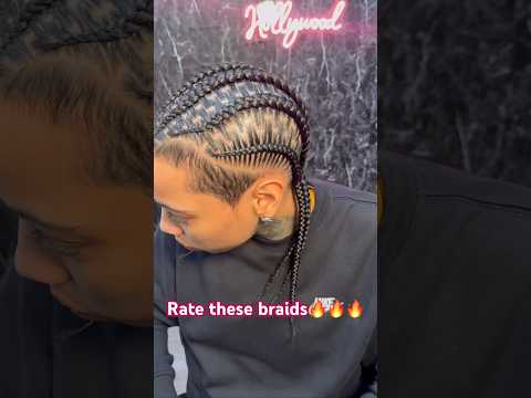 Rate these stitch braids 1/10🔥#menbraids #stitchbraids #braids #thehollywoodway #shorts #ytshorts