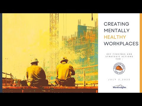 Creating Mentally Health Workplaces
