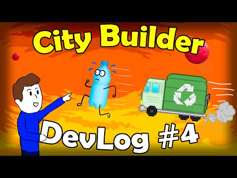 Adding Garbage Trucks and Citizen Happiness! - Unity Devlog #4