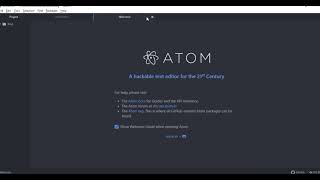 Setting up Atom HTML code editor for first website project