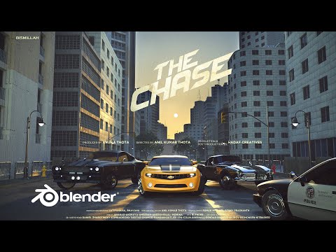 blender car chase short film | Blender Movie | Epic Car Chase in Blender | Blender short film