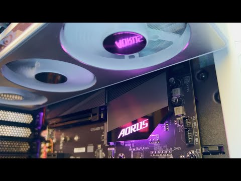 Gigabyte Z590 Aorus Elite AX motherboard unboxing and installing