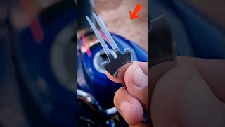 Tank Lock Cleaning Motorcycle 🏍️ Oil Tanks| Spray, Screwdriver & Hammer Fix | Part 1