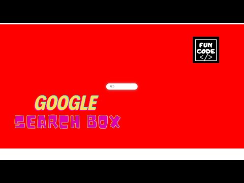 GOOGLE SEARCH BOX | HTML&CSS&JAVASCRİPT