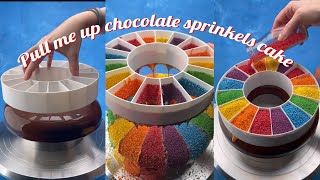 Pull me up donut rainbow cake - Tsunami Cake - Tiktok Foodie beats Cake - Tsunami donut cake