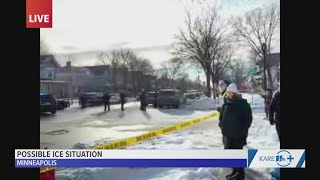 Witness reports someone shot by ICE agent in Minneapolis