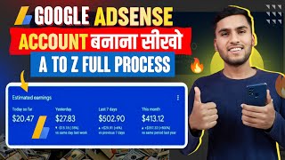 Google Adsense Account Kaise Banaye | Adsense Account Kaise Banaye | How To Create Google Adsense 