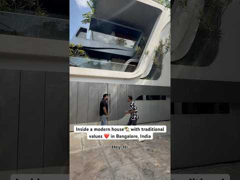 Modern house with traditional values in Bangalore #housetour #hometour #bangalore #modern#homedecor