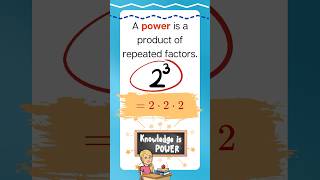 What is Power, Base & an Exponent? ⭐ #math #mathematics #maths