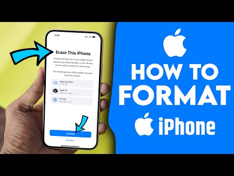How Do I Reset My iPhone | How to Format iPhone 15 Plus, even 11, 12, 13, 14, 15 Pro Max