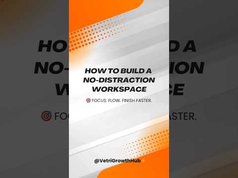 How to build a no distractions workplace #productivity #work