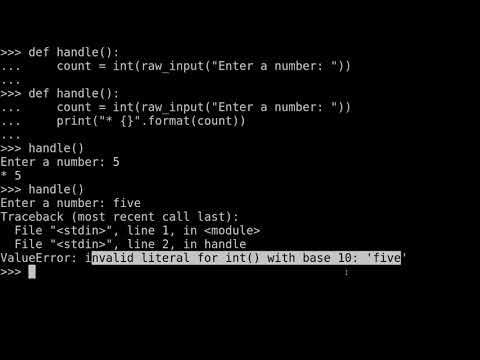 18 The Exception to The Rule Python   Tamil Tut