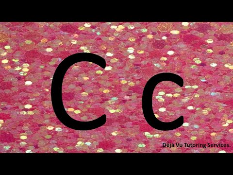 Letter Cc Funky Flashcards