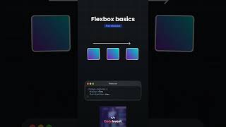 Learn flex box basic #css #codeinvent