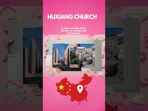 The pink revolution:Huxiang church in China #architecture #pink #barbie