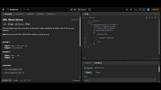 LeetCode 283: Move Zeroes | Easy Array Problem Explained in Hindi