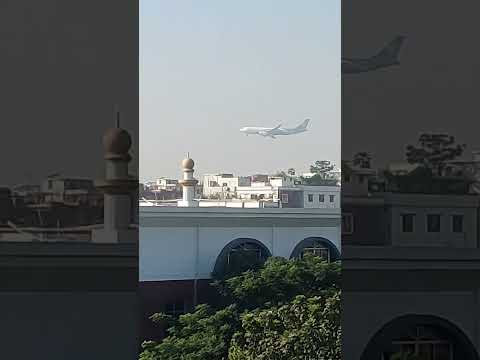 #omanair Morning Flight Landing in Dhaka #airbus #330