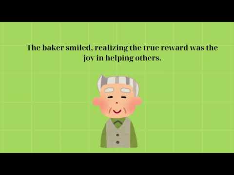 Story 25: A Kind Baker - Learning Basic English Stories with #GinheoSchool