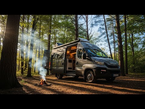 Next-Level Camping Vans 2025  Futuristic Off-Grid Adventures & Smart Van Life Innovations