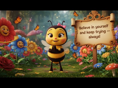 Believe in Yourself | Meethi the Honey Bee Story for Kids | Never Give Up Story for Kids|Moral Story