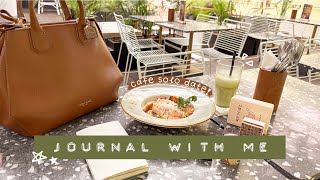 Scrapbook Journal With Me (Café Solo Date) ft. Teddy Blake