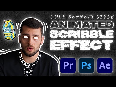 How to Create the Cole Bennett SCRIBBLE EFFECT (Photoshop)