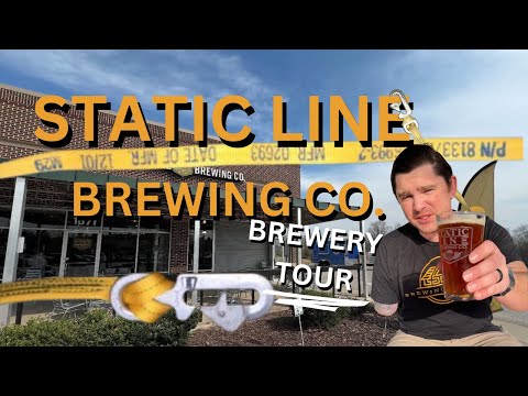 🎥 First Brewery Tour! Static Line Brewing – Sanford NC's Hidden Gem Near Carolina Lakes 🍺🐾